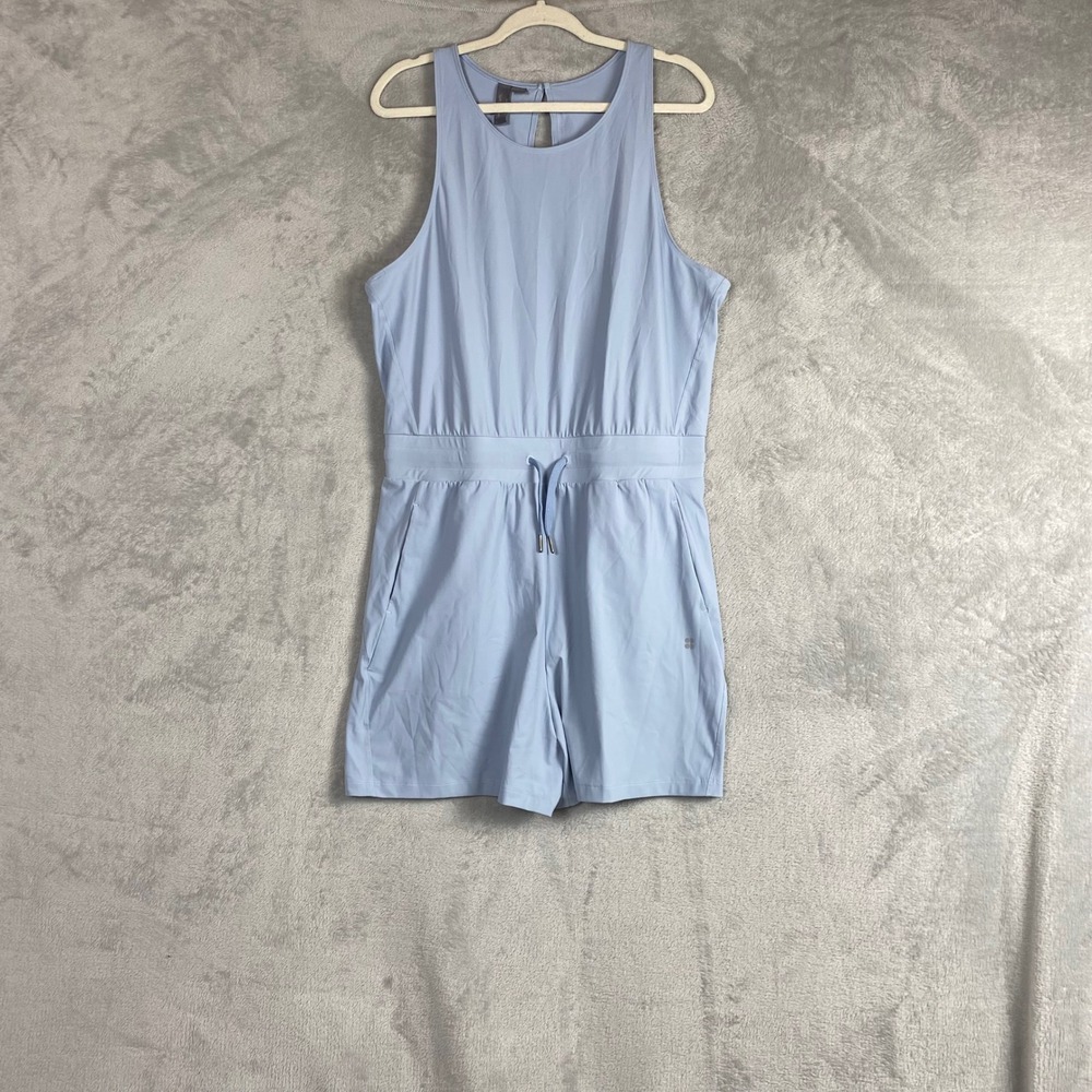 Sweaty Betty Explorer Romper Aluminium Blue Sleeveless Activewear SB8318 XL NEW